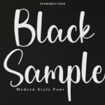 Black Sample Font - Featured Image