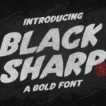 Black Sharp Font - Featured Image