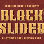 Black Slider Font - Featured Image