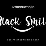 Black Smile Font - Featured Image
