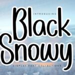 Black Snowy Font - Featured Image