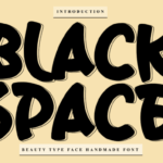 Black Space Font - Featured Image