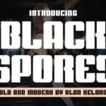 Black Spores Font - Featured Image