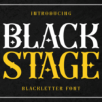 Black Stage Font - Featured Image