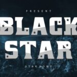 Black Star Font - Featured Image