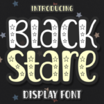Black Stare Font - Featured Image