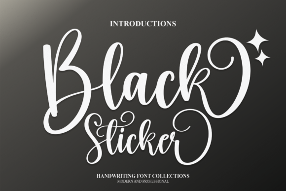 Black Sticker Font - Featured Image