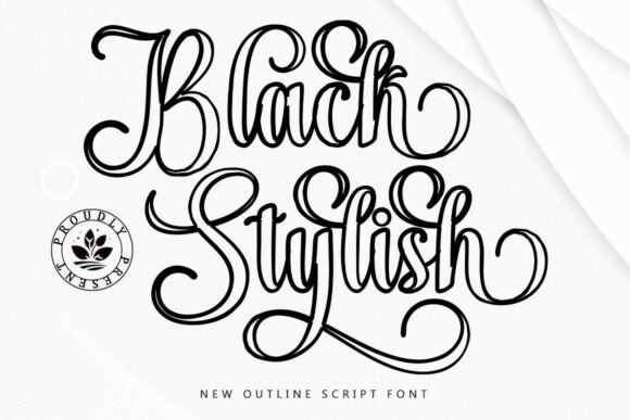 Black Stylish Font - Featured Image