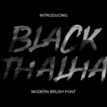 Black Thalha Font - Featured Image