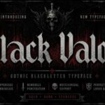 Black Valor Font - Featured Image