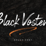 Black Vosten Font - Featured Image
