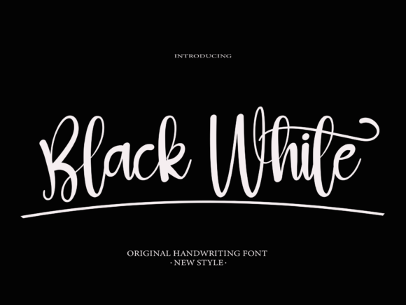 Black White Font - Featured Image