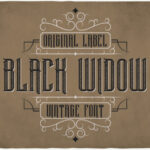 Black Widow Font - Featured Image