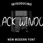 Black Window Font - Featured Image