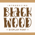 Black Wood Font - Featured Image