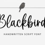 Blackbird Font - Featured Image