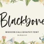 Blackbone Font - Featured Image