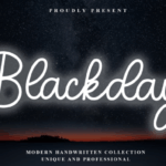 Blackday Font - Featured Image