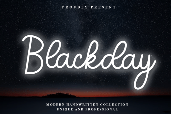 Blackday Font - Featured Image
