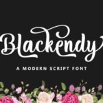 Blackendy Font - Featured Image