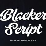 Blacker Script Font - Featured Image