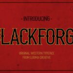 Blackforge Font - Featured Image