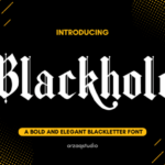 Blackhole Font - Featured Image