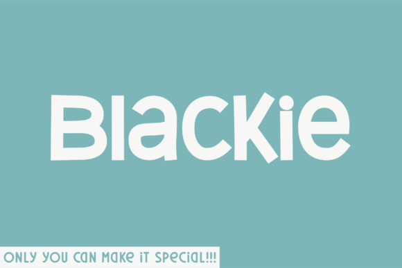 Blackie Font - Featured Image