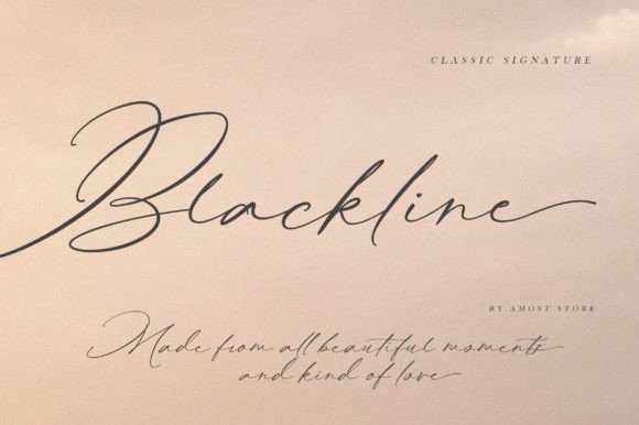 Blackline Font - Featured Image