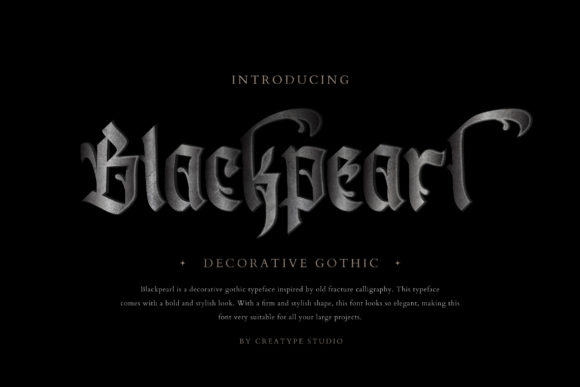 Blackpearl Font - Featured Image