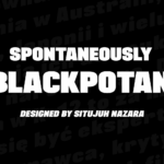 Blackplotan Font - Featured Image