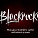 Blackrocky  Font - Featured Image