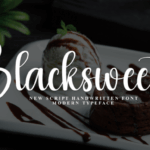 Blacksweety Font - Featured Image