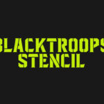 Blacktroops Stencil Font - Featured Image