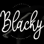 Blacky Font - Featured Image