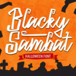 Blacky Sambat Font - Featured Image