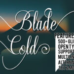 Blade Cold Font - Featured Image