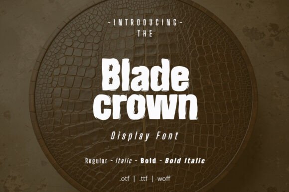 Blade Crown Font - Featured Image