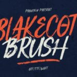 Blakecot Brush Font - Featured Image