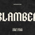 Blamber Font - Featured Image