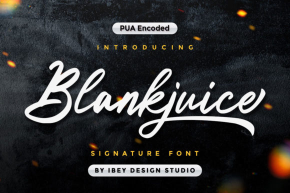 Blankjuice Font - Featured Image