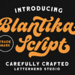 Blantika Font - Featured Image