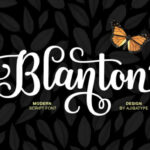 Blanton Script Font - Featured Image