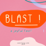 Blast Font - Featured Image