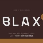 Blax Font - Featured Image