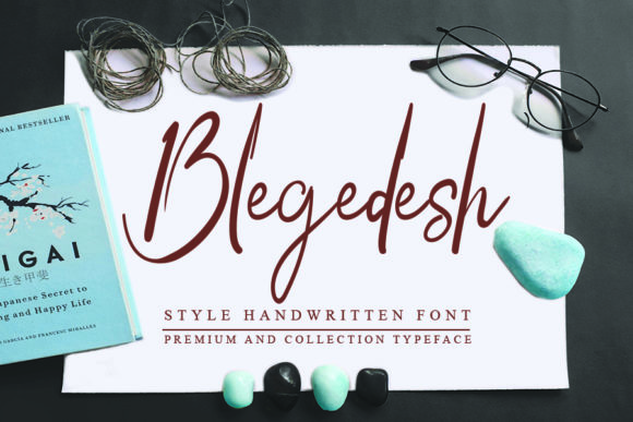 Blegedesh Font - Featured Image