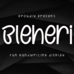 Bleheri Font - Featured Image