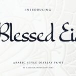 Blessed Eid Font - Featured Image