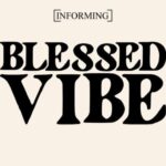Blessed Vibe Font - Featured Image