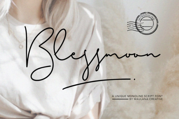 Blessmoon Font - Featured Image